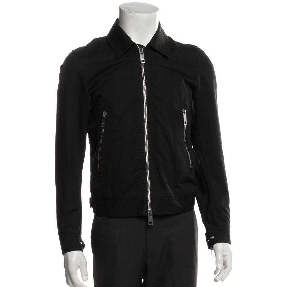 Men's Burberry Black Zipper Jacket